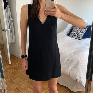 Black mini dress